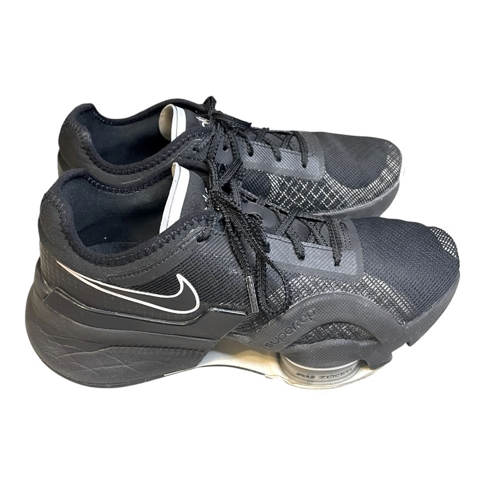 NIKE Air Zoom SuperRep 3 HIIT Class Training Shoe Sz 6.5 Black White - Picture 9 of 16